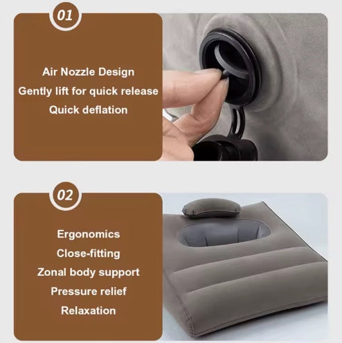 Inflatable Travel Wedge Pillow