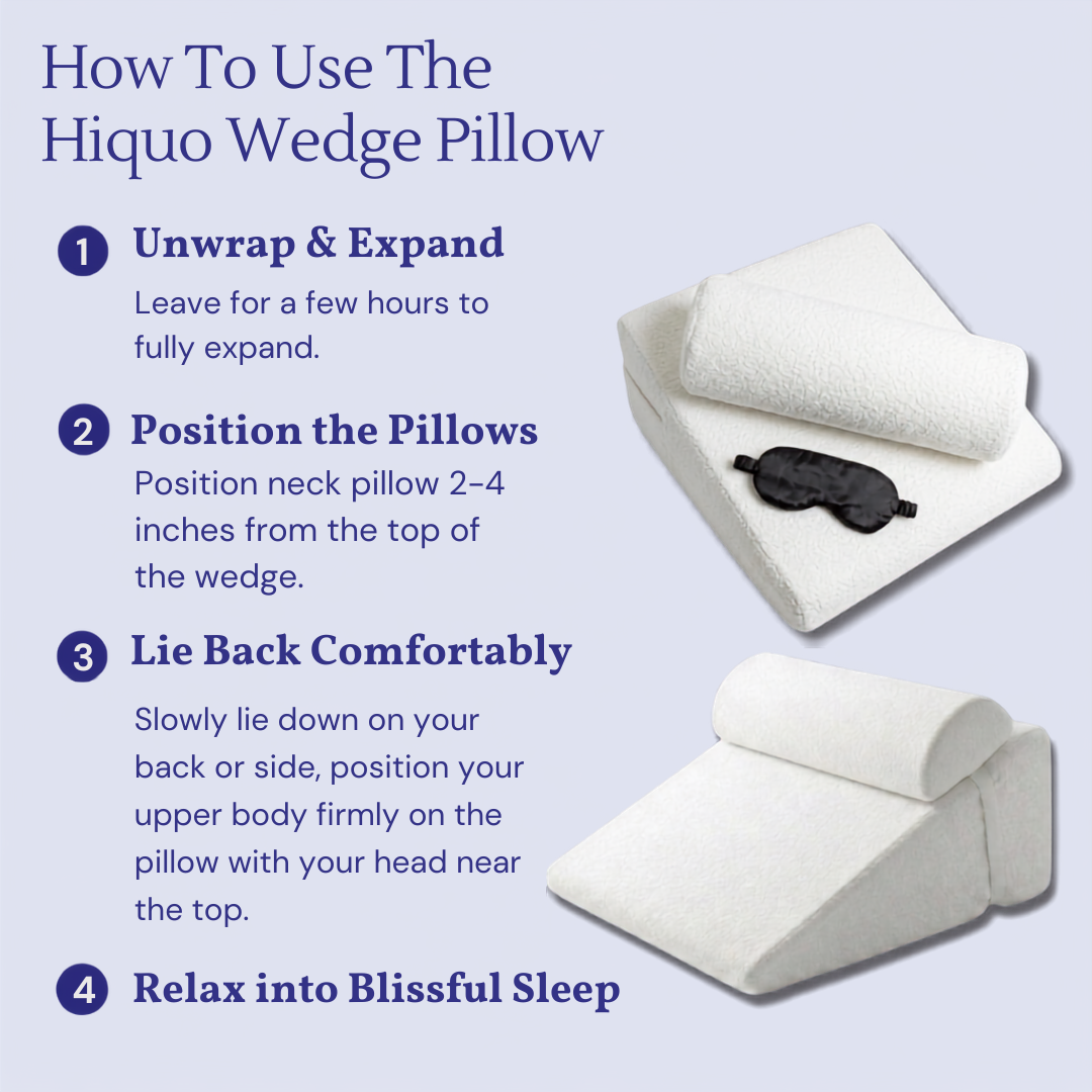 New Hiquo 2.0 Anti-Snoring Wedge Pillow™