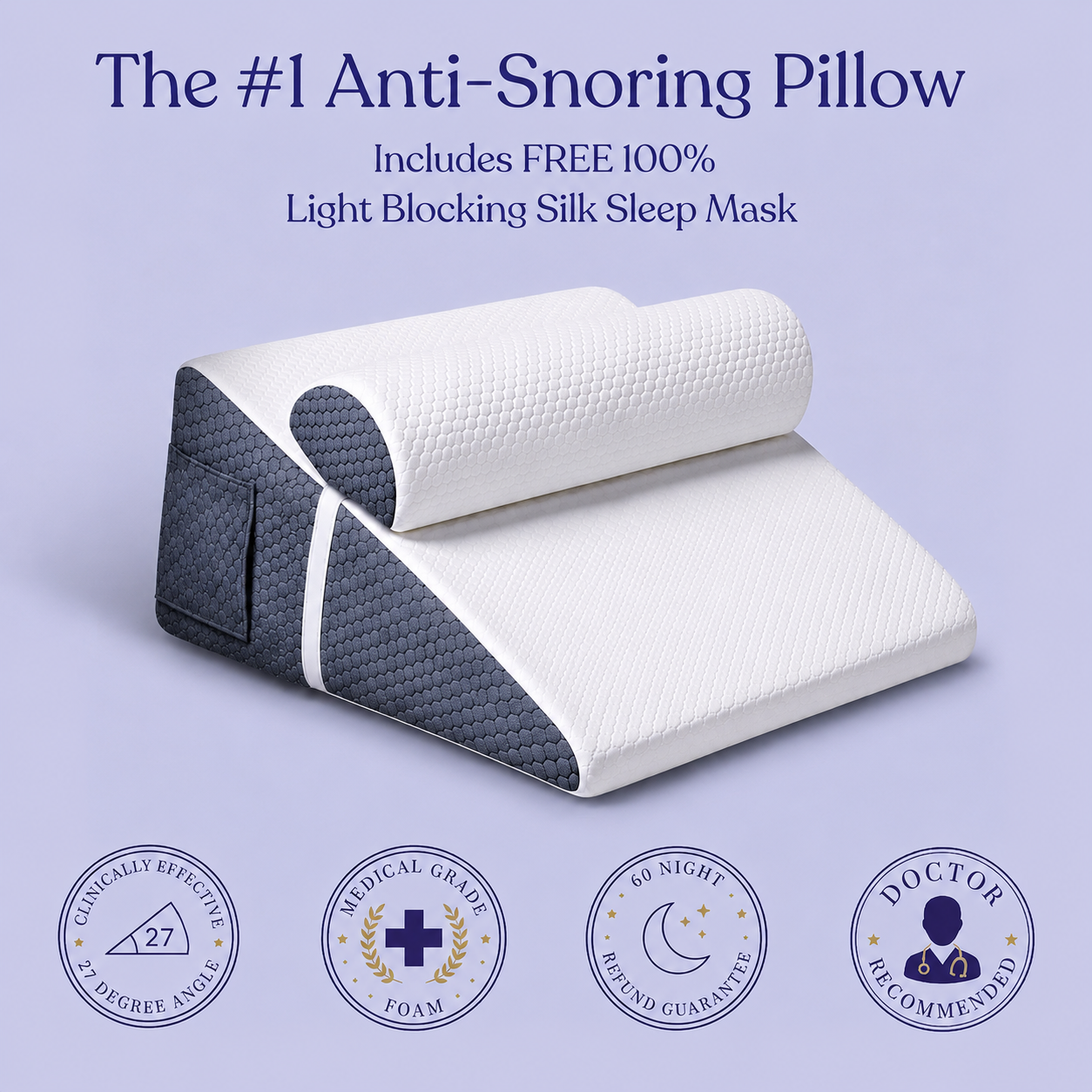 Hiquo Anti-Snoring Wedge Pillow™