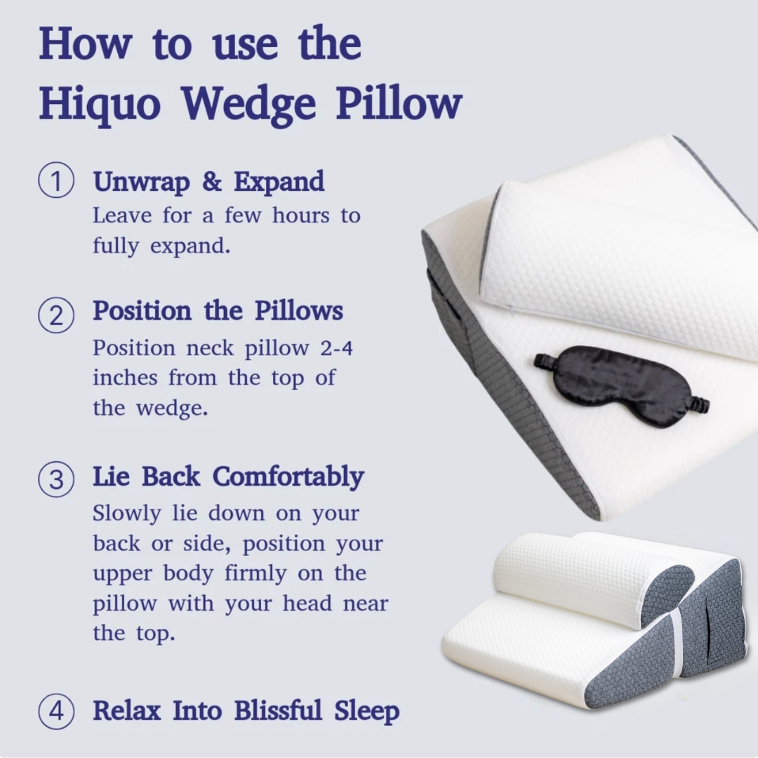 The Hiquo Reflux Wedge Pillow™