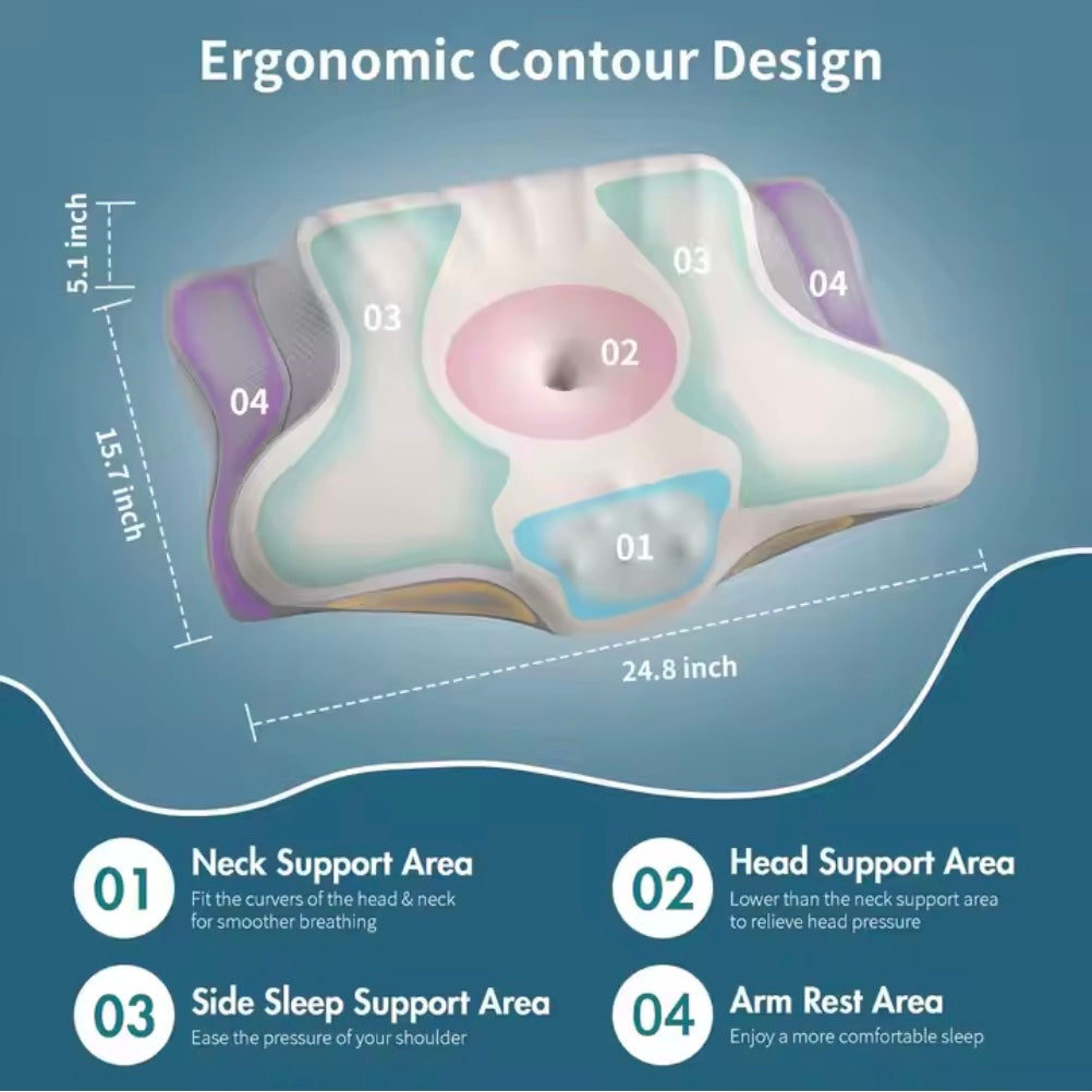 Hiquo Deluxe Contour Pillow