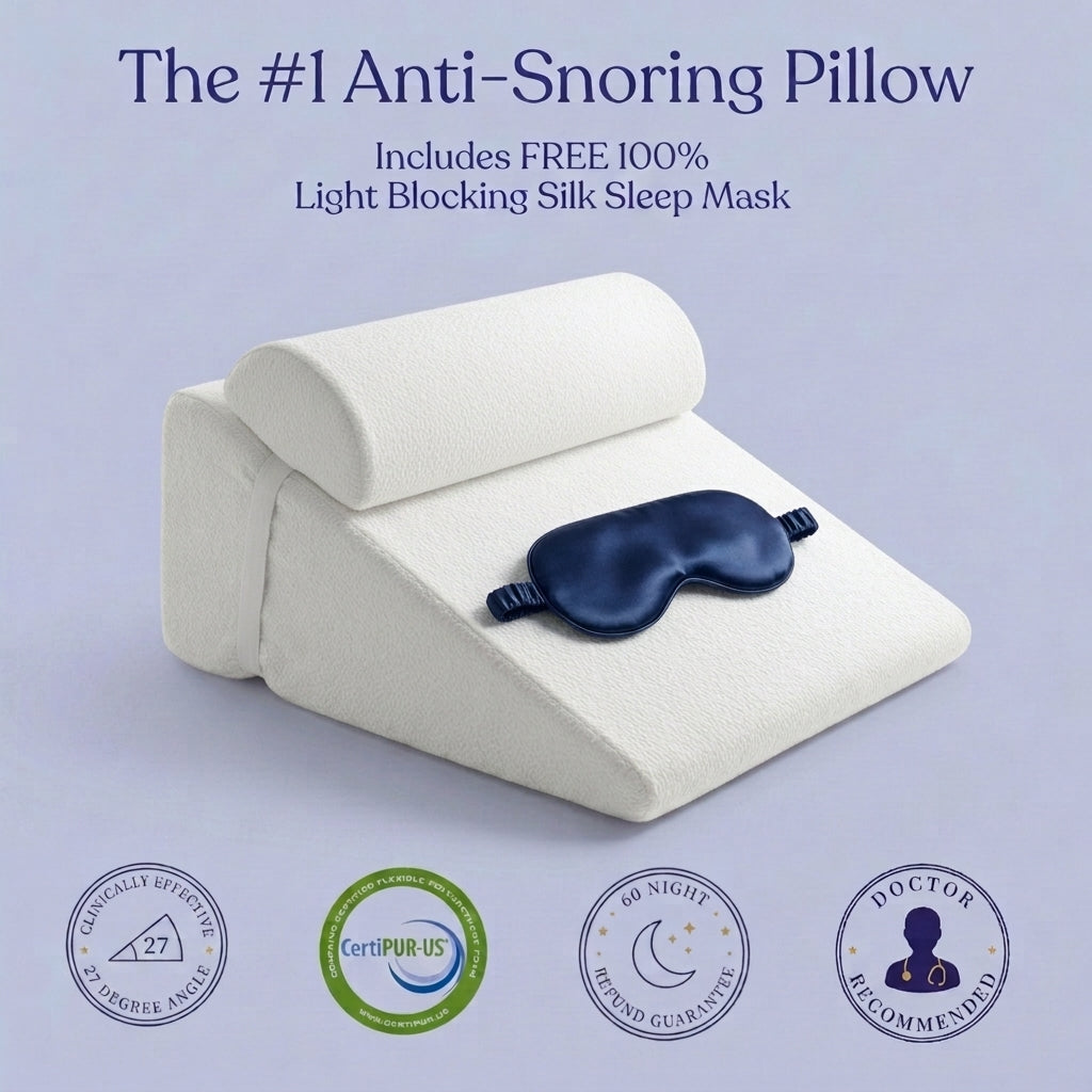 New Hiquo 2.0 Anti-Snoring Wedge Pillow™