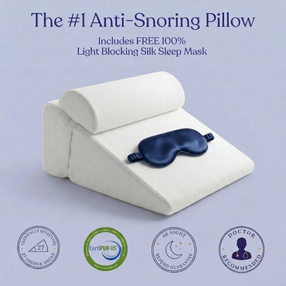 New Hiquo 2.0 Anti-Snoring Wedge Pillow™