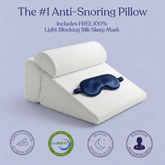 New Hiquo 2.0 Anti-Snoring Wedge Pillow™