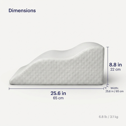 Hiquo Contoured Wave Wedge Pillow