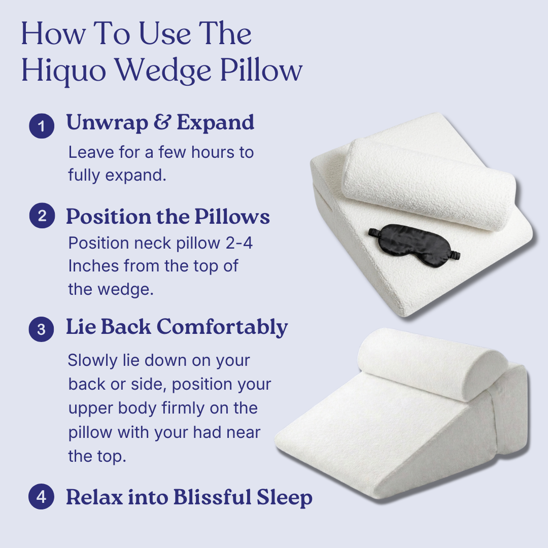 New Hiquo 2.0 Anti-Snoring Wedge Pillow™