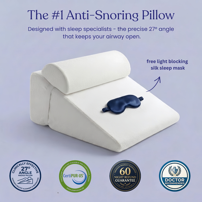 New Hiquo 2.0 Anti-Snoring Wedge Pillow™
